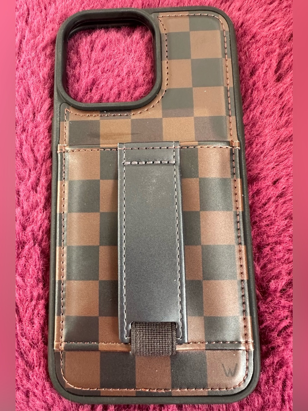 Walli case iphone 14 pro max - Chelsea Check by Aubree Says